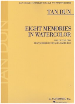 Eight Memories in Watercolor (Barrueco) available at Guitar Notes.