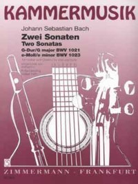 Sonatas BWV1021 & BWV1023 (Lessing/Hoh) available at Guitar Notes.