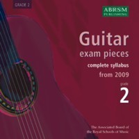 Grade 2 Guitar Exam Pieces(2009/18) [CD] available at Guitar Notes.