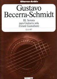 Sonata III available at Guitar Notes.