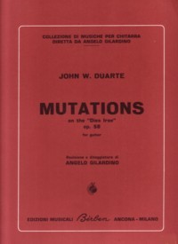 Mutations on the Dies Irae, op.58 available at Guitar Notes.