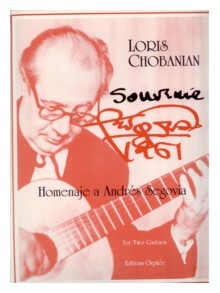 Souvenir, Homage a Andres Segovia available at Guitar Notes.