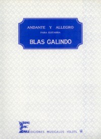 Andante y Allegro available at Guitar Notes.